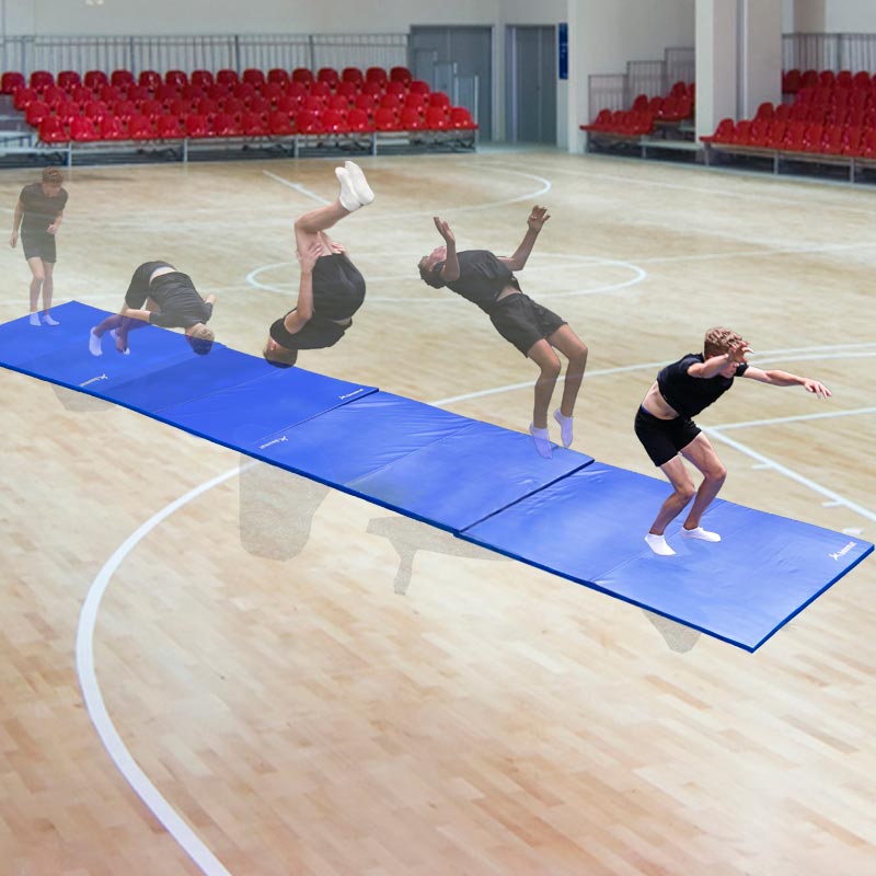 Folding popular Wedge Exercise Gymnastics Mat with Handles